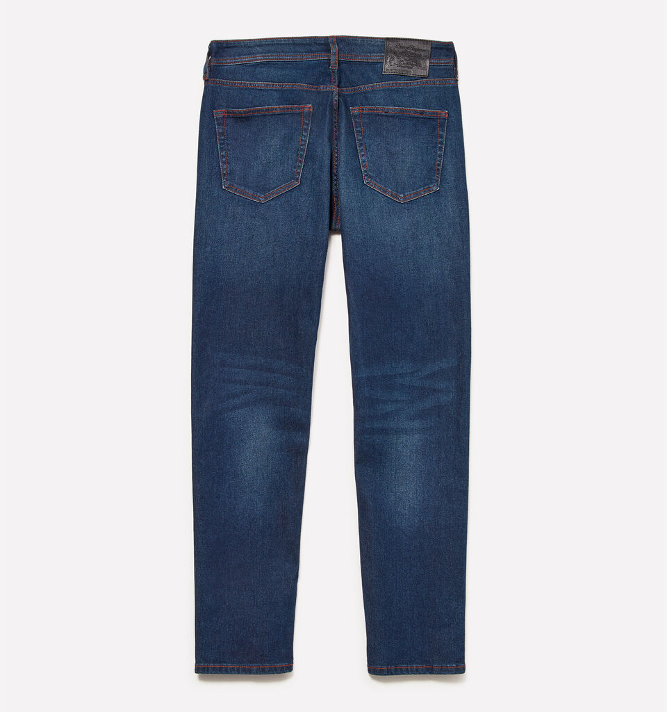 Jeans Style 74 slim fit azul - jeans slim fit para homem - Azul-Escuro | Sisley image number 2